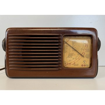 ANTICA RadioMarelli FIDO Mod. 9U65 A VALVOLE BACHELITE Supereterodina ANNI '50