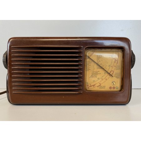 ANTICA RadioMarelli FIDO Mod. 9U65 A VALVOLE BACHELITE Supereterodina ANNI '50