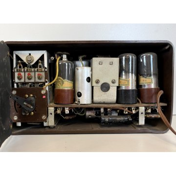 ANTICA RadioMarelli FIDO Mod. 9U65 A VALVOLE BACHELITE Supereterodina ANNI '50
