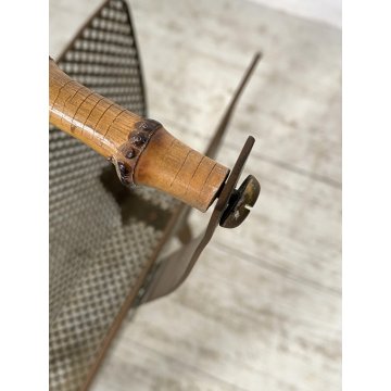 PORTARIVISTE VINTAGE OTTONE TRAFORATO BAMBOO MAGAZINE HOLDER Carl Auböck STILE