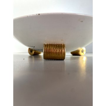 ANTICA BOWL ALZATA CERAMICA Lavenia DESIGN G. Andlovitz DECORO FIORITO ART DECO