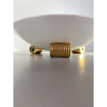 ANTICA BOWL ALZATA CERAMICA Lavenia DESIGN G. Andlovitz DECORO FIORITO ART DECO