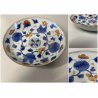 ANTICO PIATTINO PORCELLANA Imari BLU COBALTO ROSSO ZAFFERANO ORO ARTE ORIENTALE