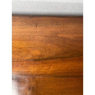 ANTICO PICCOLO TAVOLINO LEGNO NOCE EPOCA '800 TAVOLO GIOCO CONSOLLE CASSETTO