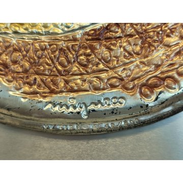 QUADRO BASSORILIEVO Giuseppe Migneco MULTIPLO 42/200 Pescata di Sarde ARGENTO