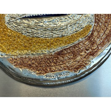 QUADRO BASSORILIEVO Giuseppe Migneco MULTIPLO 42/200 Pescata di Sarde ARGENTO