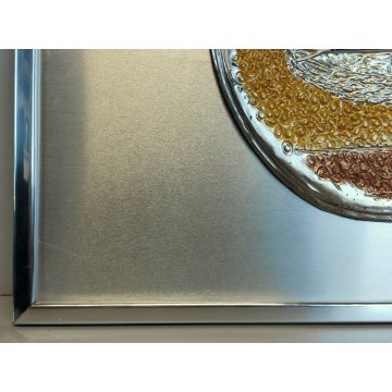 QUADRO BASSORILIEVO Giuseppe Migneco MULTIPLO 42/200 Pescata di Sarde ARGENTO