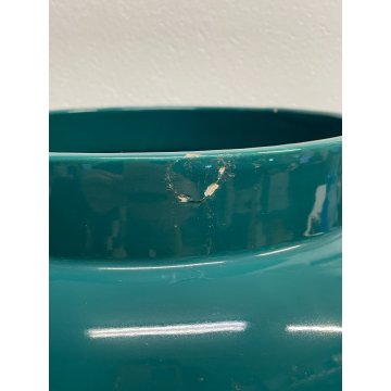 GRANDE VASO CERAMICA VERDE SCI CACHEPOT LAVENO DESIGN 1900 VINTAGE PORTA FIORI