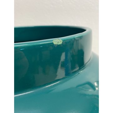 GRANDE VASO CERAMICA VERDE SCI CACHEPOT LAVENO DESIGN 1900 VINTAGE PORTA FIORI