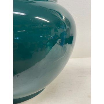 GRANDE VASO CERAMICA VERDE SCI CACHEPOT LAVENO DESIGN 1900 VINTAGE PORTA FIORI