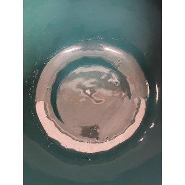 GRANDE VASO CERAMICA VERDE SCI CACHEPOT LAVENO DESIGN 1900 VINTAGE PORTA FIORI