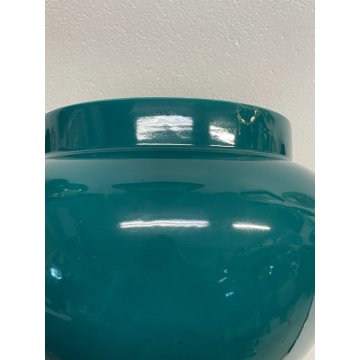 GRANDE VASO CERAMICA VERDE SCI CACHEPOT LAVENO DESIGN 1900 VINTAGE PORTA FIORI