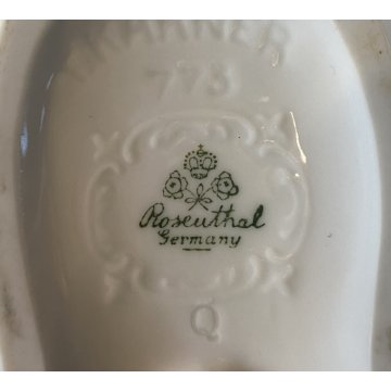 FIGURA CAVALLO GALOPPO PORCELLANA Rosenthal T. Karner   773 WHITE HORSE 15 cm/h