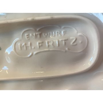 FIGURA CAVALLI al GALOPPO PORCELLANA MH. Fritz  FREEDOM WHITE HORSES 27 cm/h ca