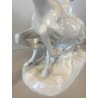 FIGURA CAVALLI al GALOPPO PORCELLANA MH. Fritz  FREEDOM WHITE HORSES 27 cm/h ca