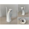 CAT FIGURE STATUETTA PORCELLANA BIANCA Royal Dux DESIGN Jaroslav Jezek BOEMIA