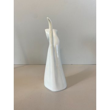 CAT FIGURE STATUETTA PORCELLANA BIANCA Royal Dux DESIGN Jaroslav Jezek BOEMIA