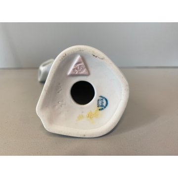 CAT FIGURE STATUETTA PORCELLANA BIANCA Royal Dux DESIGN Jaroslav Jezek BOEMIA