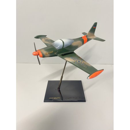 MODELLINO AEROMODELLO SIAI-Marchetti SF-260 AERONAUTICA MILITARE METALLO 18,5 cm