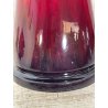 GRANDE VASO CERAMICA CACHEPOT ALZATA ROSSO BUE DESIGN 1900 VINTAGE PORTA FIORI