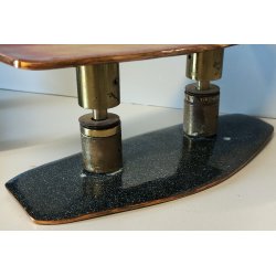 Coppia MANIGLIA Rame Smaltato DESIGN Paolo De Poli 1950 maniglie complete PORTA