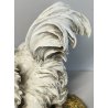 SCULTURA CERAMICA Carlo Mollica ANNI 40 Galli Combattenti STATUE Fighting Cocks