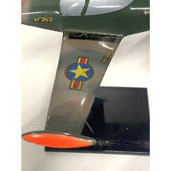 MODELLINO AEROMODELLO SF-260 SIAI-Marchetti  AEROAUTICA MILITARE METALLO 18,5 cm
