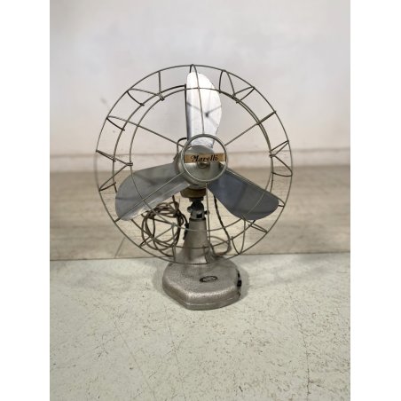 VENTILATORE DESIGN Ercole Marelli & C Mod.  0-400/P METALLO GHISA FUNZIONANTE