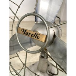 VENTILATORE DESIGN Ercole Marelli & C Mod.  0-400/P METALLO GHISA FUNZIONANTE