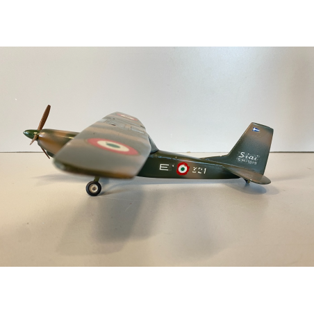 MODELLINO AEROMODELLO SIAI MARCHETTI SM 1019 AEROAUTICA MILITARE METALLO 20,5 cm