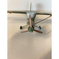 MODELLINO AEROMODELLO SIAI MARCHETTI SM 1019 AEROAUTICA MILITARE METALLO 20,5 cm