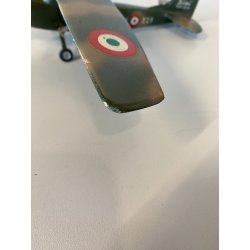 MODELLINO AEROMODELLO SIAI MARCHETTI SM 1019 AEROAUTICA MILITARE METALLO 20,5 cm