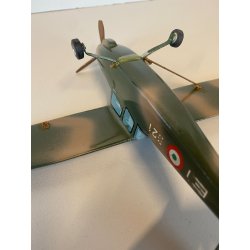 MODELLINO AEROMODELLO SIAI MARCHETTI SM 1019 AEROAUTICA MILITARE METALLO 20,5 cm