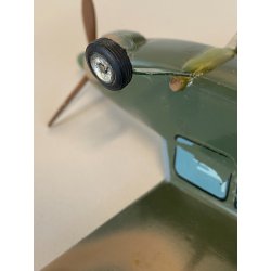 MODELLINO AEROMODELLO SIAI MARCHETTI SM 1019 AEROAUTICA MILITARE METALLO 20,5 cm