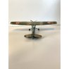 AEROMODELLO MODELLINO SIAI MARCHETTI SM 1019 AEROAUTICA MILITARE METALLO 20,5 cm