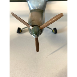 AEROMODELLO MODELLINO SIAI MARCHETTI SM 1019 AEROAUTICA MILITARE METALLO 20,5 cm