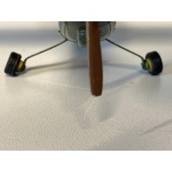 AEROMODELLO MODELLINO SIAI MARCHETTI SM 1019 AEROAUTICA MILITARE METALLO 20,5 cm