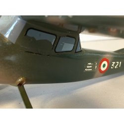 AEROMODELLO MODELLINO SIAI MARCHETTI SM 1019 AEROAUTICA MILITARE METALLO 20,5 cm