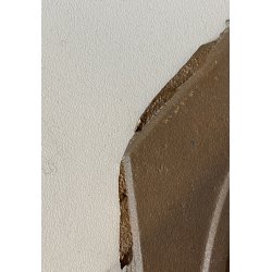 PLACCA COMMEMORATIVA OTTAGONALE BASSORILIEVO METALLO BRONZATO AEREI ø 25 cm '900