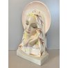 SCULTURA CERAMICA a COLAGGIO VOLTO MADONNA Mater Dulcis IGNI FORNACE TORINO '30