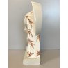 SCULTURA CERAMICA a COLAGGIO VOLTO MADONNA Mater Dulcis IGNI FORNACE TORINO '30