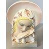 SCULTURA CERAMICA a COLAGGIO VOLTO MADONNA Mater Dulcis IGNI FORNACE TORINO '30