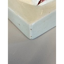 SCULTURA CERAMICA a COLAGGIO VOLTO MADONNA Mater Dulcis IGNI FORNACE TORINO '30