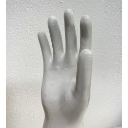 SET 3 STAMPI CERAMICA GUANTO PIRELLI ITALY 1980 MANO LATTICE