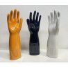 SET 3 STAMPI CERAMICA GUANTO PIRELLI ITALY 1980 MANO LATTICE