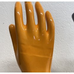 SET 3 STAMPI CERAMICA GUANTO PIRELLI ITALY 1980 MANO LATTICE