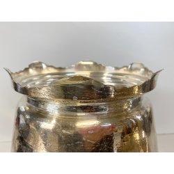 SECCHIELLO CHAMPAGNE Carlo Mozzoni RAFFRESCATORE ARGENTATO MID CENTURY ø 30 cm