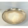 CENTROTAVOLA PIATTO ROTONDO ARGENTATO Carlo Mozzoni DESIGN MID CENTURY ø 34 cm