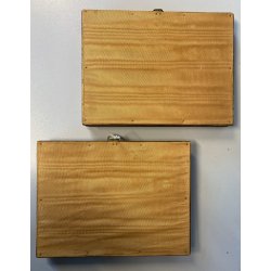 COPPIA MINIATURE OLIO Prada VECCHIA MILANO Porta Magenta Porta Garibaldi '900