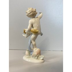 4 FIGURE PORCELLANA Metzler & Ortloff CHERUBINI PUTTI QUATTRO STAGIONI GERMANY